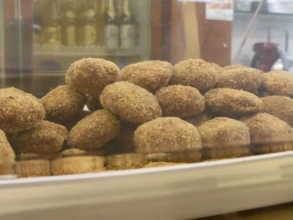 de typische homemade vleesballetjes van Osteria al Bianchi
