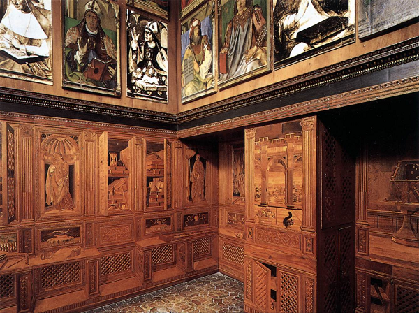 federico-da-montefeltro-studiolo