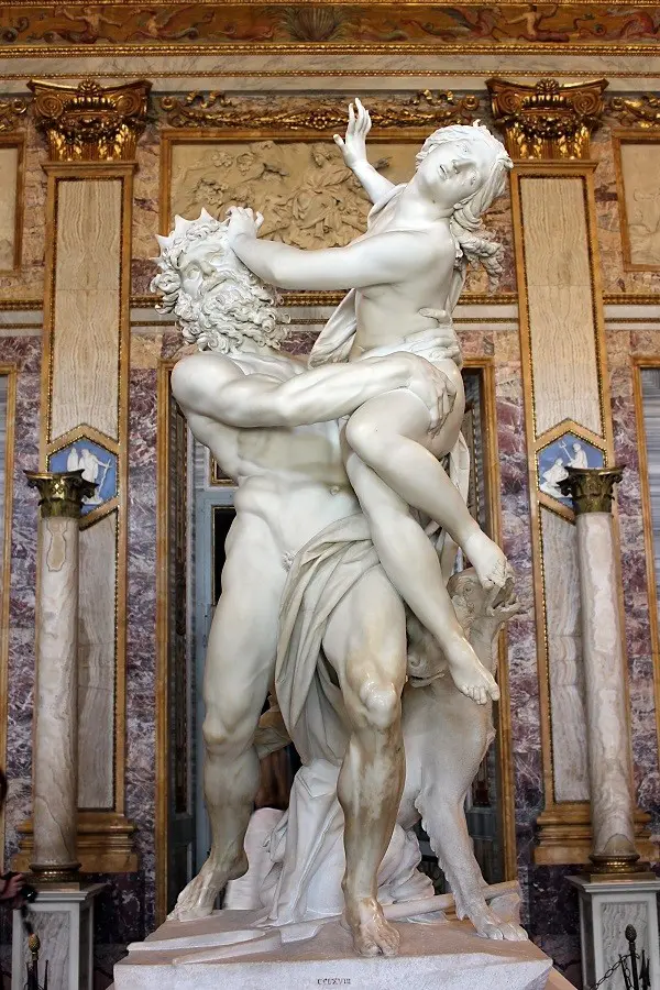sculpture by Gian Lorenzo Bernini, Rape of Proserpine, Galleria Borghese, Rome, Italy