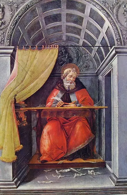 Botticelli-Sant-Agostino-Uffizi-Florence