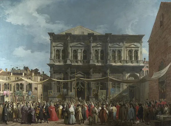 Canaletto-Feestdag-Sint-Rochus-The-National-Gallery-Londen
