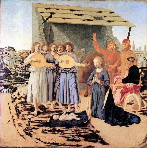 Geboorte-Piero-della-Francesca-National-Gallery-Londen