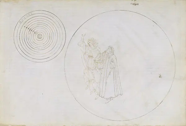 Illustration zu "Die Göttliche Komödie" - Paradiso II.