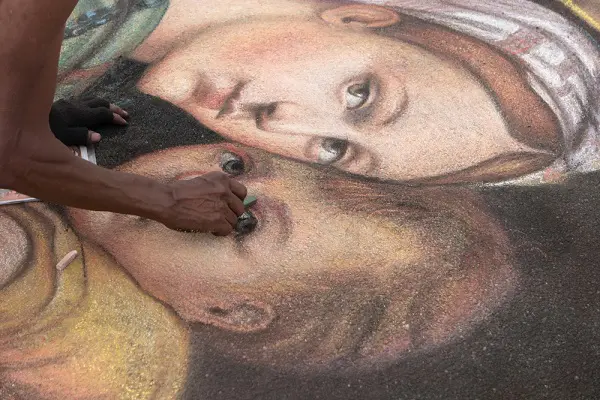 Madonnari-straat-kunst