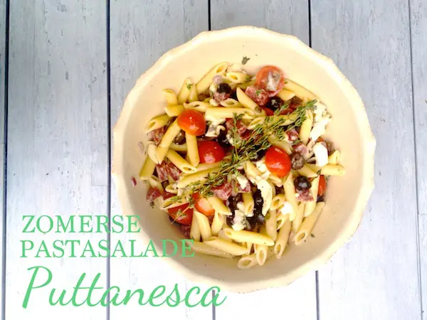 Pastasalade-puttanesca