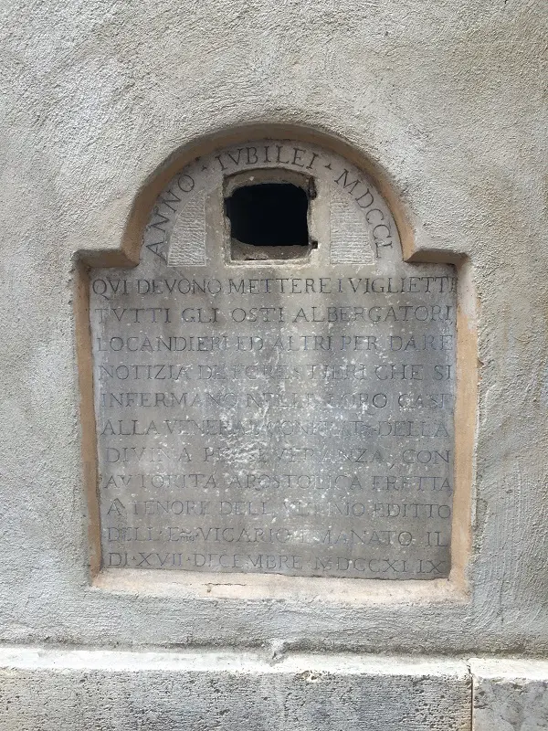 Piazza-Coppelle-jubeljaar-gedenksteen