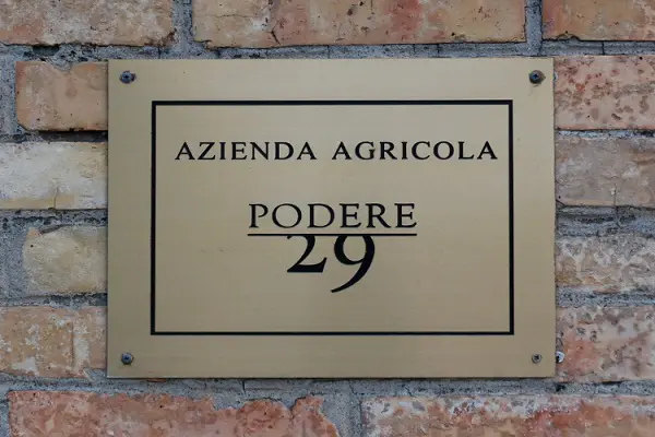 Plaquette Podere29