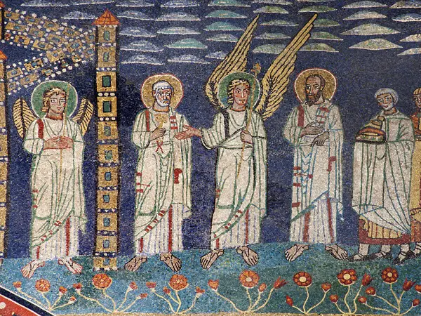 Santa-Prassede-Rome-mozaiek-detail