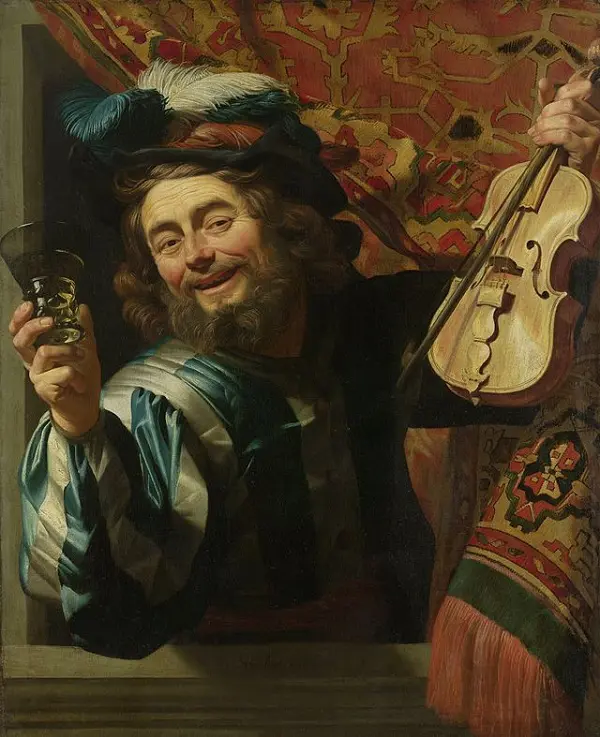 Van-Honthorst-De-vrolijke-speelman-Rijksmuseum-Amsterdam