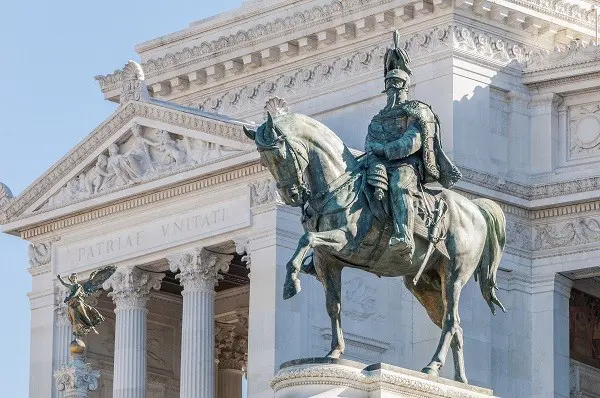 National Monument to Victor Emmanuel in Rome, Italy.