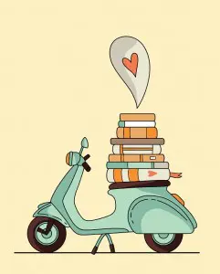 boeken-Italie-Vespa