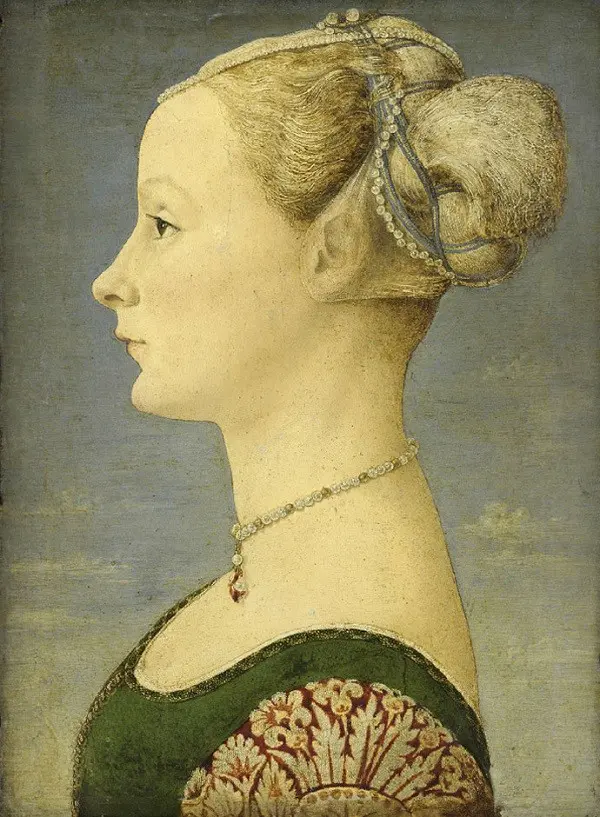 dame-renaissance-Piero-del-Pollaiolo-Milaan