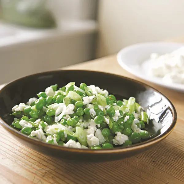 salade-erwtjes-ricotta-Doordeweeks