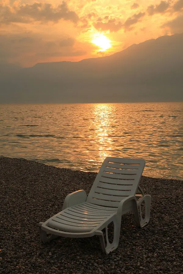 strand-zonsondergang-Gardameer