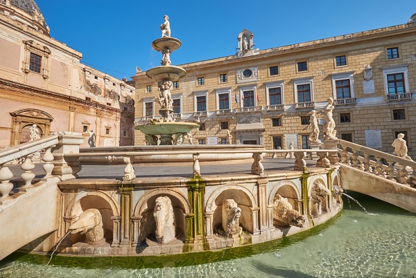 Quattro Canti Het Theater Van De Zon In Palermo Sicili Quattro Canti Het Theater Van De Zon In Palermo Sicili