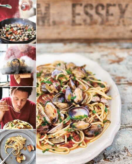 Blozende spaghetti alle vongole uit Jamie&amp;#39;s Comfort Food