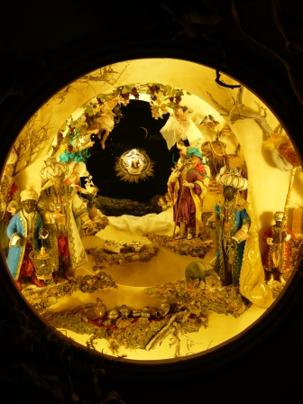 kerststal in Sorrento