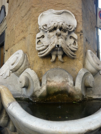 waterspuiter Borgo San Jacopo Florence